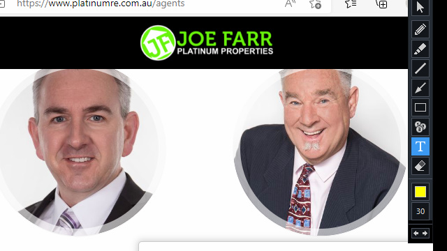 Michael Conrick & Peter Ryan Joe Farr Platinum Properties